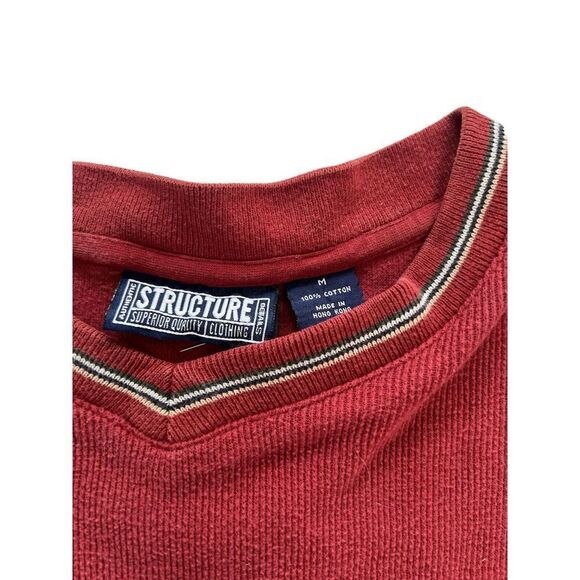 Vintage Structure‎ 1990’s Sweater Size Medium/Large Made In Hong Kong. - Picture 3 of 12